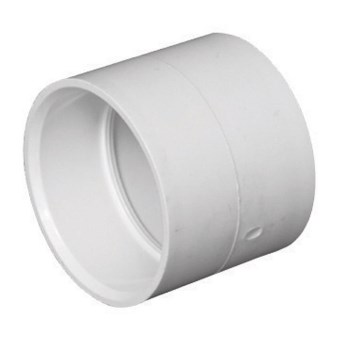 Charlotte Pipe PVC DWV Coupling, Schedule 40 - 4"