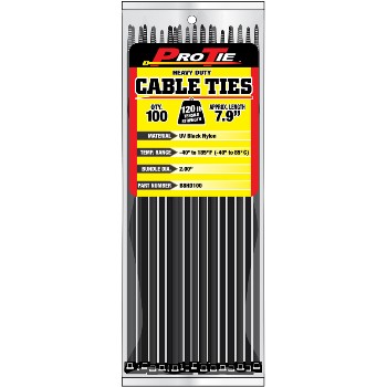 Kdar B8hd100 Cable Ties ~ 8in. 100pk