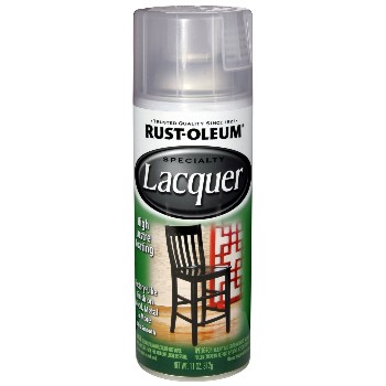 Spray Lacquer,  Clear Gloss ~  11oz Spray Cans