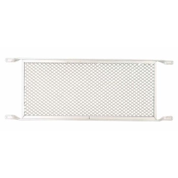 Door Grille, Satin Finished Aluminum ~ 8" x 32" 