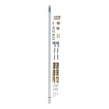 Folding Door Hardware Set, White 391D 48 inch