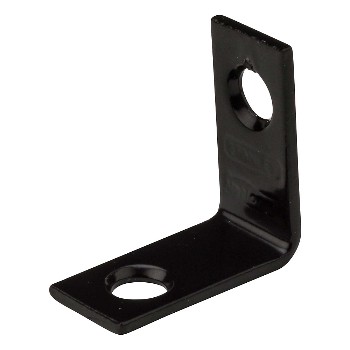 National N266-479 Corner Brace ~ Black 1" x 1/2" 