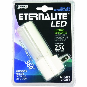 Feit Elec. Nl5/led Night Light, Rotating Eternalite Auto Sensor