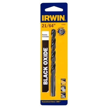 Irwin Jobber Length Drill Bit - 21/64"