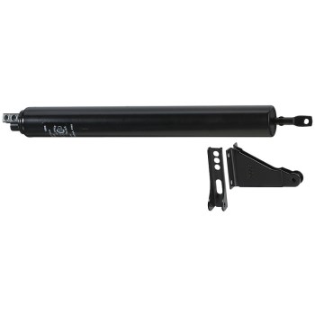 Satin Black Storm Door Closer, Visual Pack 1333 