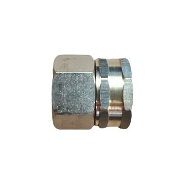 Nelson Brass Swivel Hose to Pipe Fitting - 3/4" FHT x 3/4" FPT