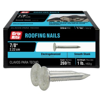 Prime Source EG Roofing Nail - 7/8", 1 Lb