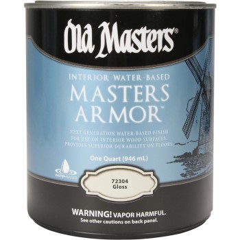 Mastor Armor Interior Polyurethane Finish,  Gloss ~ Quart