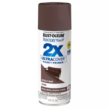 Rust-Oleum 2X Spray Paint, Grizzly Bear Gloss - 12 oz