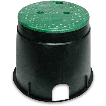 Round Irrigation Control Box ~ 10" Round