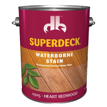 SuperDeck/DuckBack DB-2905-4 SuperDeck Stain & Sealer ~ Heart Redwood/Gallon