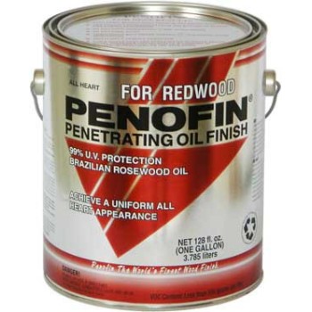 Penofin F5rahga Redwood All Heart Penetrating Oil Finish ~ Gallon