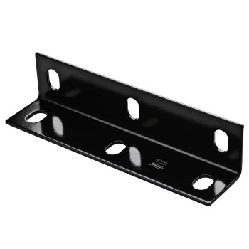 Heavy Duty Wide Corner Brace, Black  ~ 2.1" x 9" x 1/8"