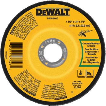 Concrete/Masonry Grinding Wheel - 4-1/2"