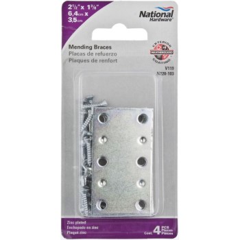 Mending Brace, Zinc Plated ~ 2-1/2" x 1-3/8"