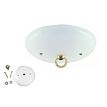 Lamp Canopy Kit - White Finish