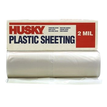 Clear Plastic Sheeting - 4 mil 6' x 100