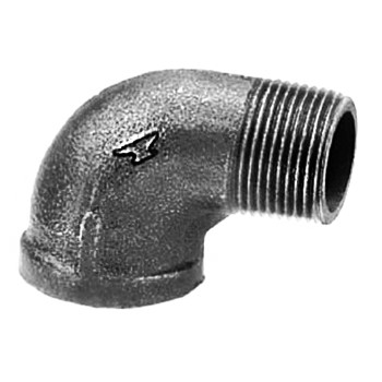 Anvil/Mueller 8700127304 Street Elbow - 90 Degree,  Black Steel ~ 1/2"