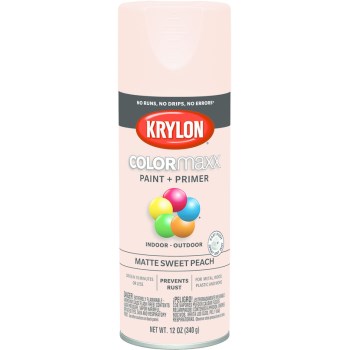 Krylon K05603007 5603 Sp Matte Swt Peach Paint