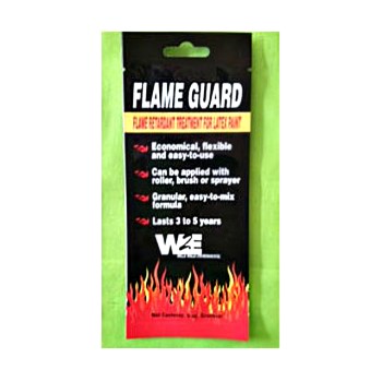 Walla Walla Environml 35263 Flame Guard Flame Retardant Paint Additive ~ 6  oz  Pouch