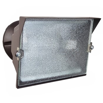 Coleman Cable L-30BR Woods Halogen Floodlight w/Eyebrow Frame, Bronze Finish ~ 300w