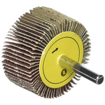 K-T Industries Mounted Flap Wheel - 2" x 1", 80 Grit