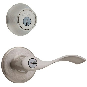 Tylo Combo Lockset - Lever and Deadbolt ~ Satin Nickel