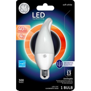 LED CAC Chandelier Bulb - 4 watt/40 watt