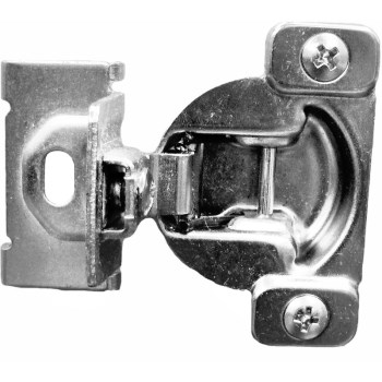 Concealed European Style  Cabinet Hinge, Chrome ~ 1.38" x 6.25" x 4.25"