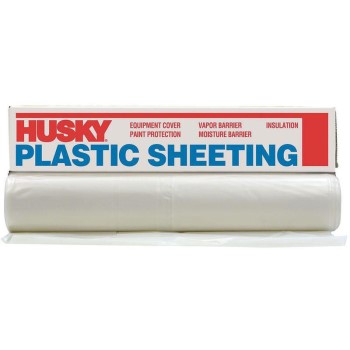 Poly Plastic Sheeting, Clear 6ml ~ 40' x 100' 