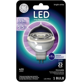 LED MR16 Indoor Floodlight - 5.5 watt/35 watt