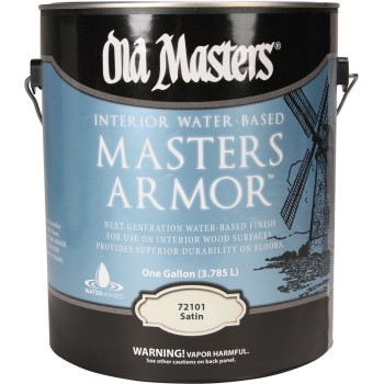 Old Masters 72101 Master Armor Polyurethane Finish,  Satin ~ Gallon