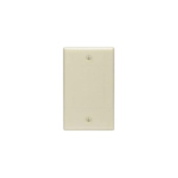 Leviton 1-Gang Blank Wall Plate, Ivory - Standard Size