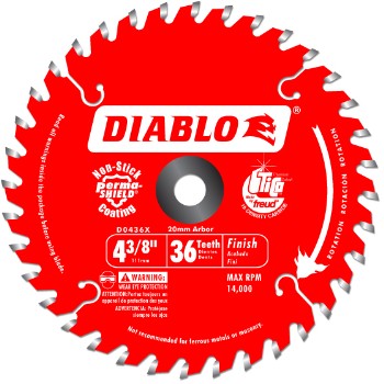 4-1/2" 36 tooth Trim Saw Blade