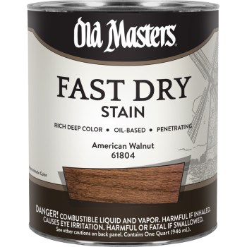 Fast Dry Interior Wood Stain, American Walnut ~ Quart 