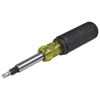 Heavy Duty Multi-Bit Screwdriver/Nut Driver, 10-in-1