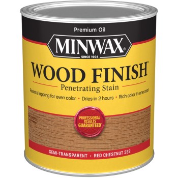 Minwax 70046 Wood Finish ~ Red Chestnut,   Quart