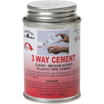 Black Swan Mfg 07105 4 Oz 3-Way Med Cement