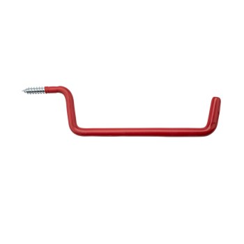 National Vinyl Coated Ladder Hook, Red - 6"