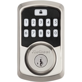 Kwikset 942ble Aura Electronic Deadbolt - Nickel