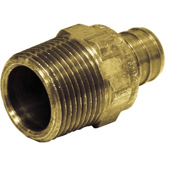 Threaded Adapter ~ 3/4 inch Pex x 3/4 inch MIP