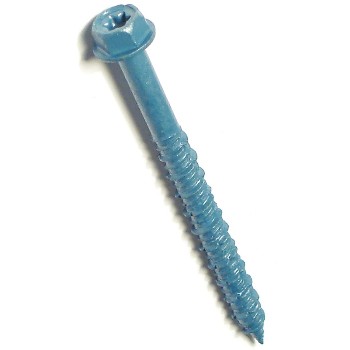 Torque Master Hex Star Drive Masonry Screws ~ 1/4" x 4"