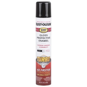 Turbo Spray Protective Enamel, Gloss Black