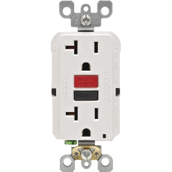 Self Test GFCI, 20 Amp ~ White