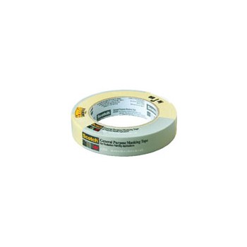 3M 021200711077 Masking Tape -  1.5 inch x 60 yard