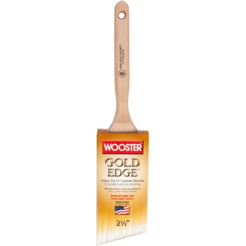 Gold Edge Angle Sash Brush, 2-1/2"x 2-15/16