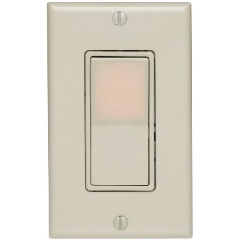 Lighted Rocker Switch and Plate