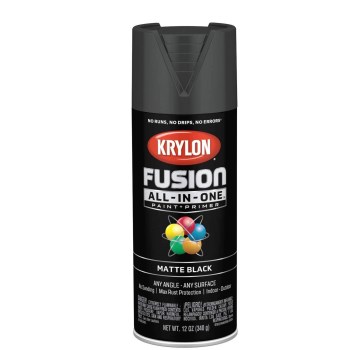 Krylon K02754007 2754 Sp Matte Black Paint