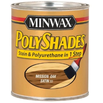 Minwax 61385 PolyShade - Mission Oak/Satin - 1 Qrt