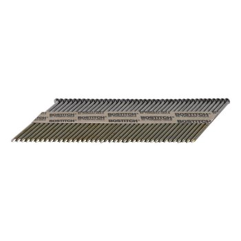 Bostitch Paper Tape Framing Nails, Bright - 3" x .120"